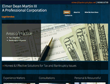 Tablet Screenshot of bankruptcytax.net